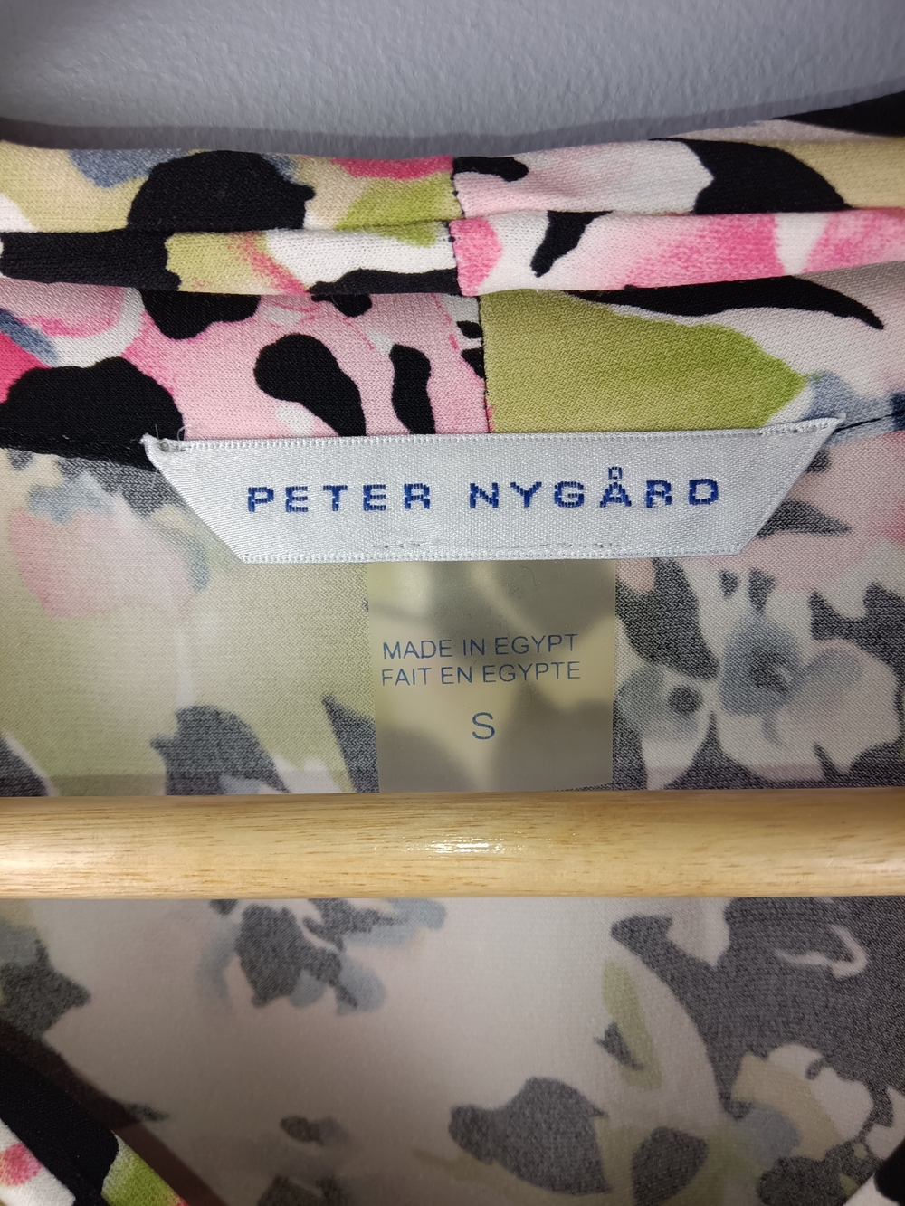 Peter Nygard Pink Floral Tie-Neck Camisole - Picture 3 of 4